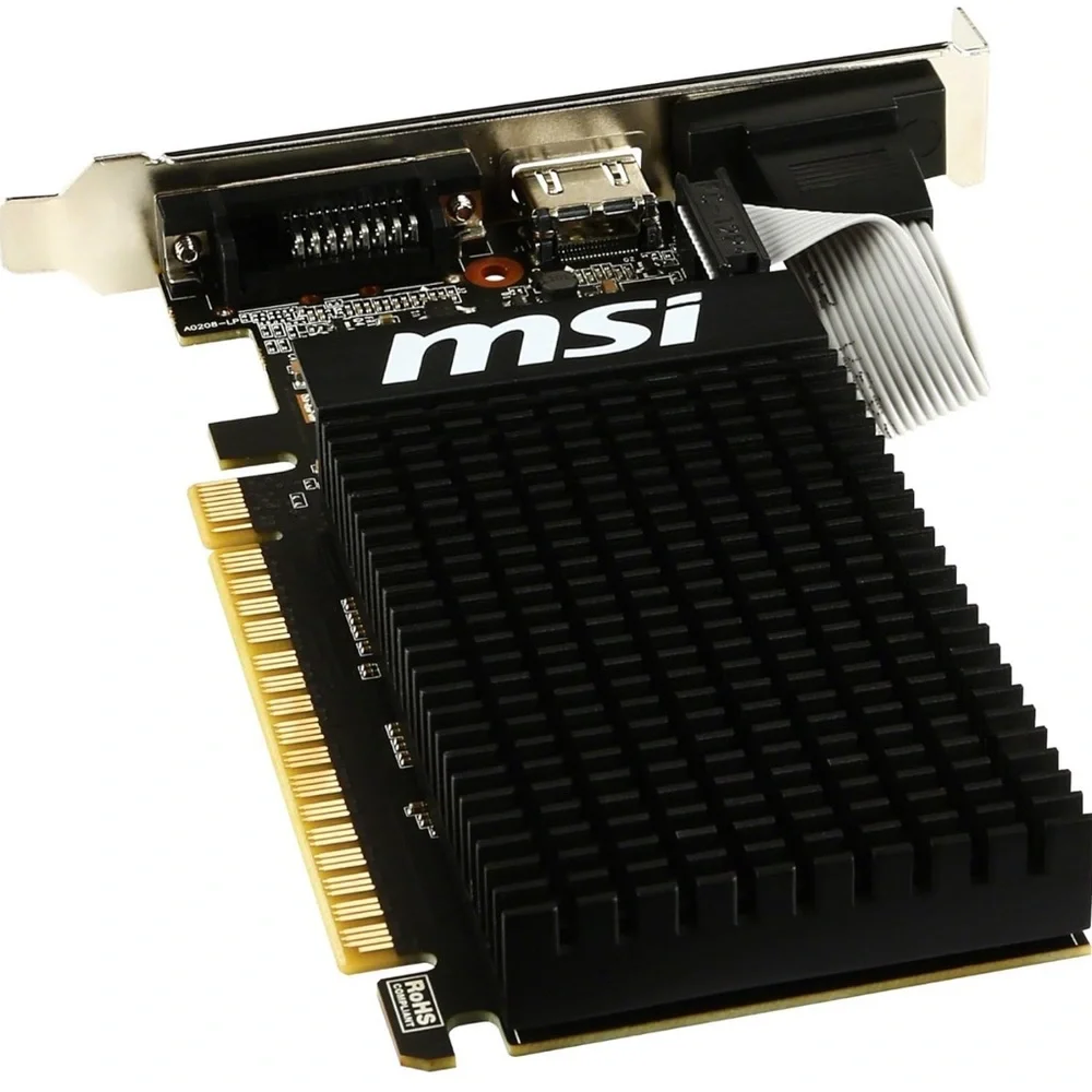 MSI GAMING GeForce GT 710 1GB GDRR3 64-bit HDCP Support DirectX 12 OpenGL 4.5 He